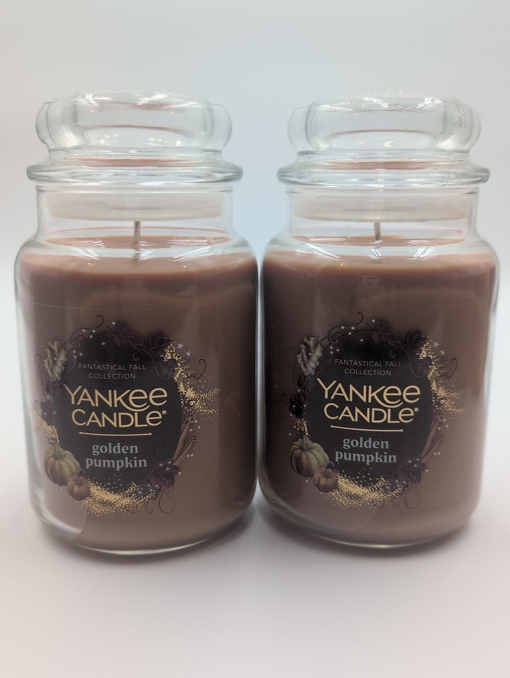 Yankee Candle Golden Pumpkin Scented Candle 22oz Fantastical Fall Collection NEW